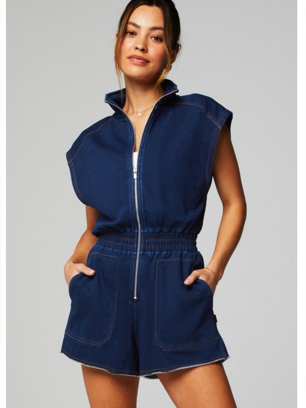 Fabletics Terry Short Romper - Picture 2 of 5